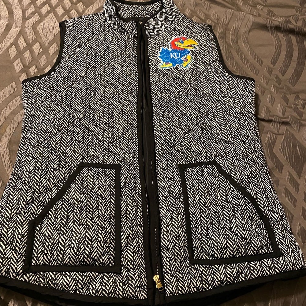 Gameday, Kansas Jayhawks, women’s vest, size L